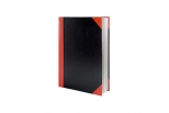 Kinabog A4 sort/rød 160 sider