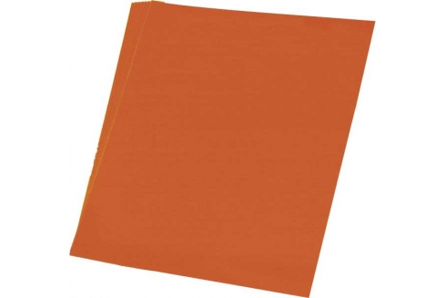 Silkepapir 5 ark 50*70cm. 18g. Orange