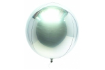 Folieballon 45cm, 3D, sølv